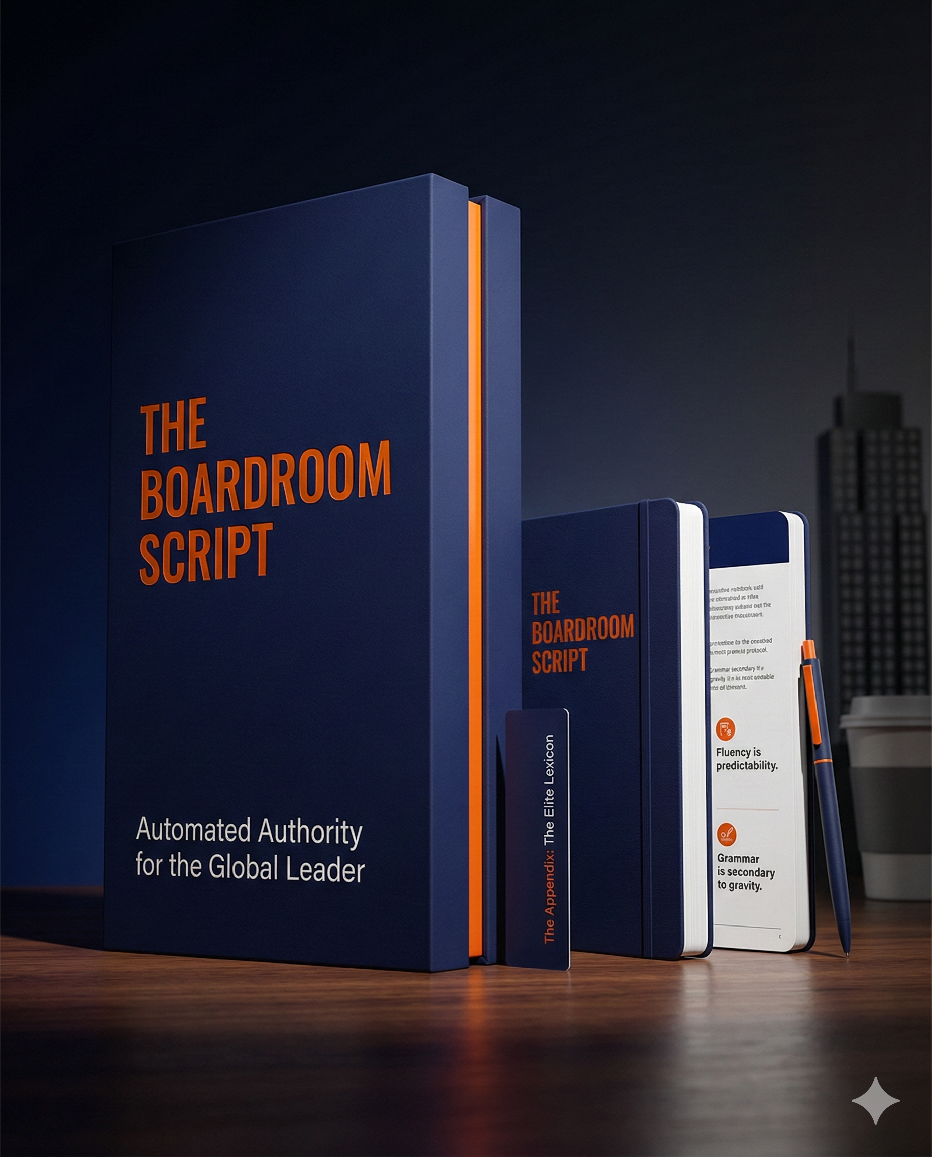 THE BOARDROOM SCRIPT MOCKUP